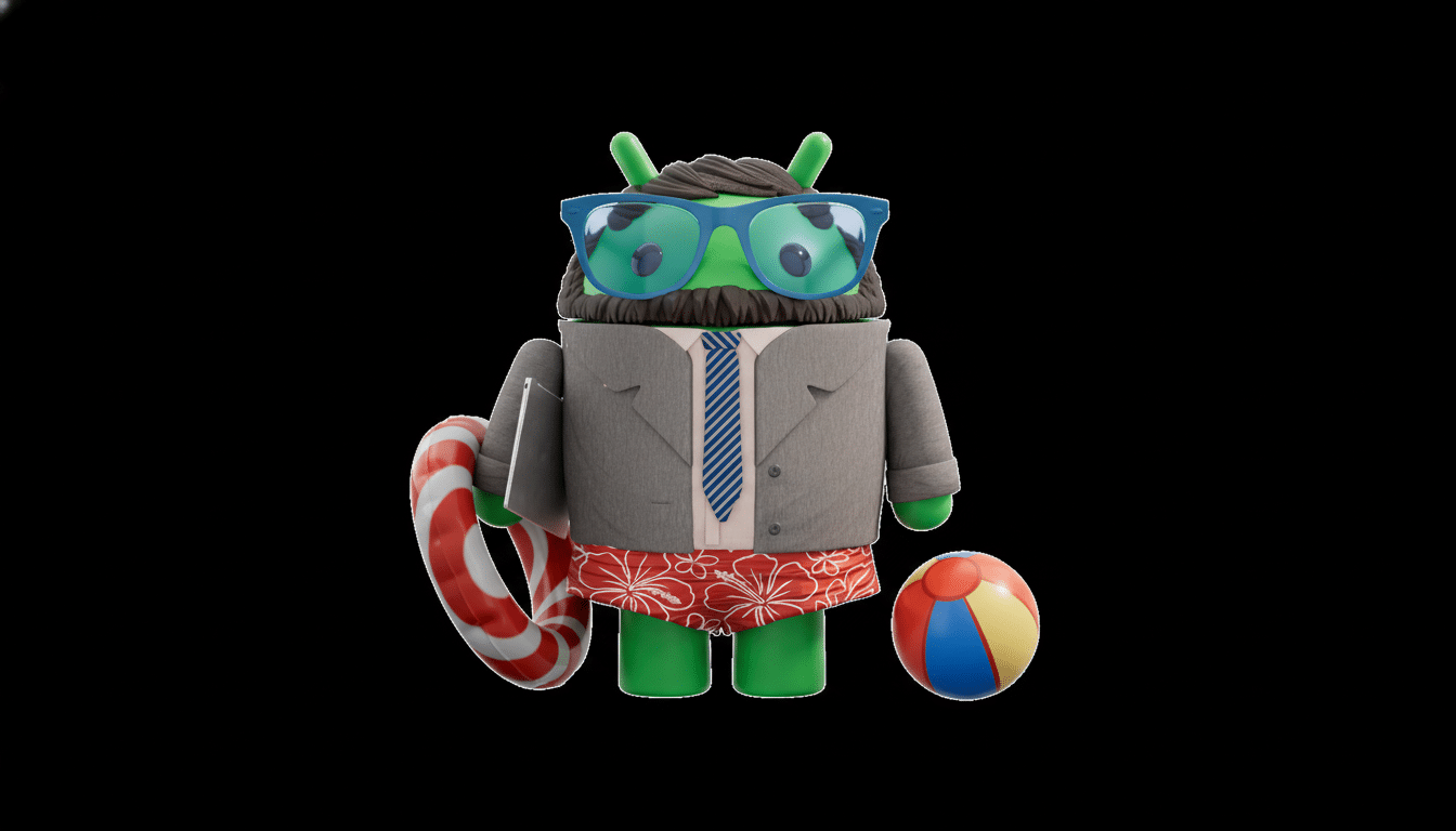 Google Wear OS smartwatch showcasing Androidify custom AI watch faces