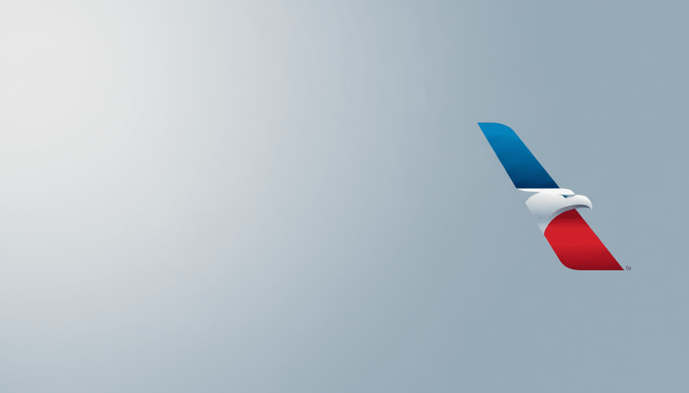 American Airlines plane showcasing free AT&T inflight Wi‑Fi across the fleet