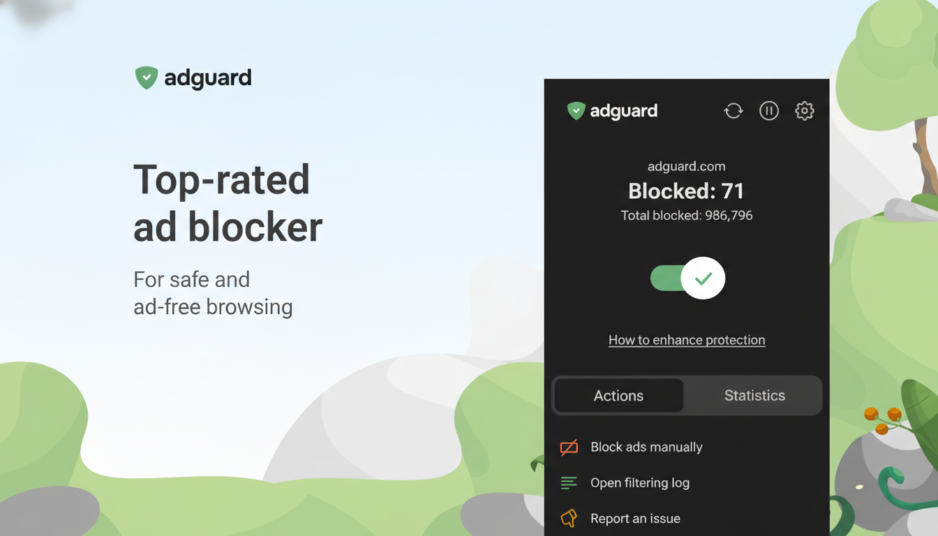 AdGuard lifetime plan $20 deal, 88% off ad blocker subscription sale