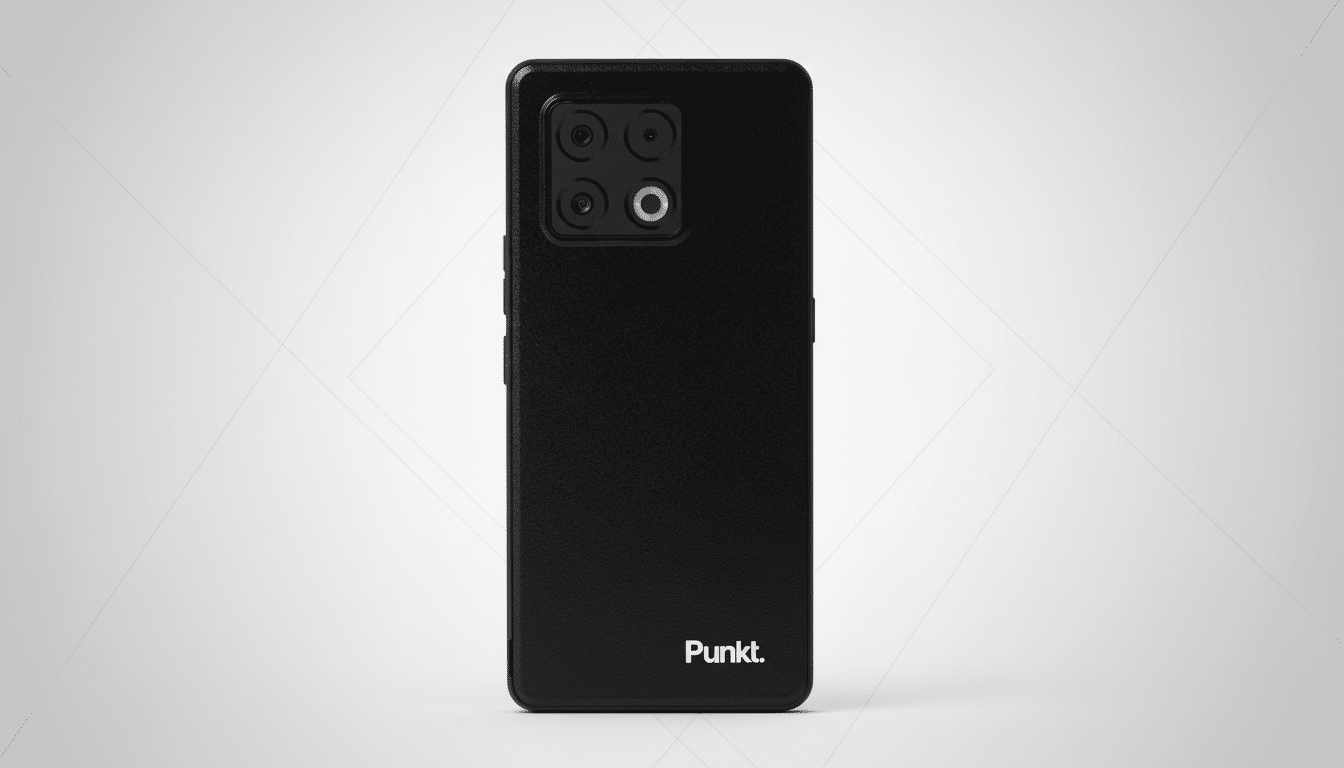 Punkt MC03 privacy phone highlighting data sequestering features