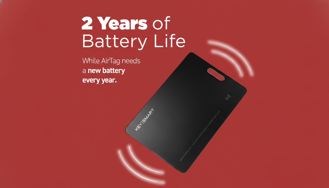 Slim SmartCard Bluetooth tracker in wallet, AirTag alternative, 41% off