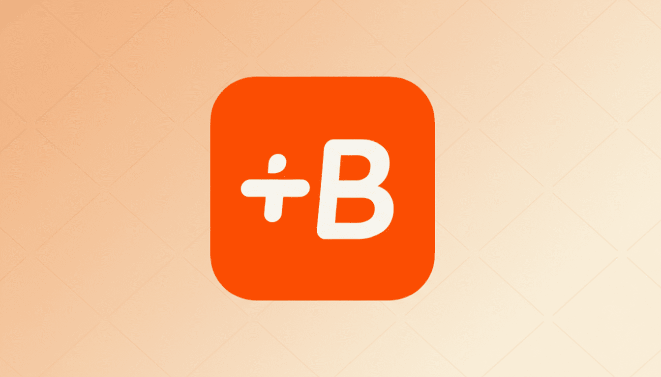 A 16:9 aspect ratio image featuring the orange ÷B logo on a professional flat design background with soft patterns.