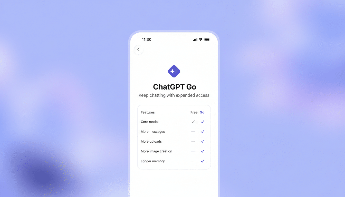 ChatGPT Go $8/month subscription launches in the US