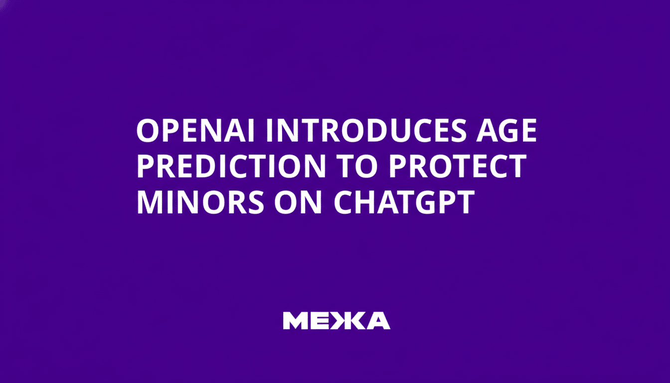 ChatGPT age prediction feature to protect minors and improve online safety