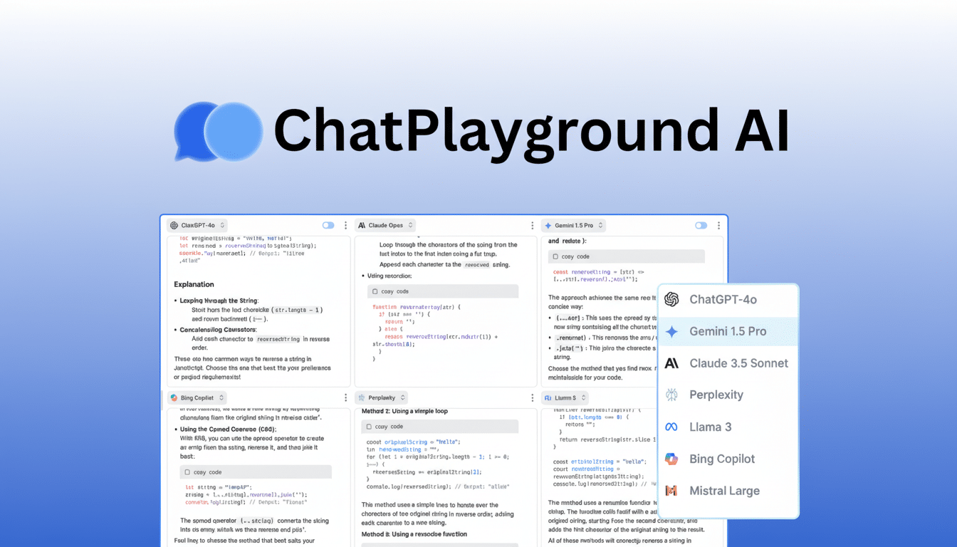 ChatPlayground AI platform unifies top AI models with a $79 subscription plan