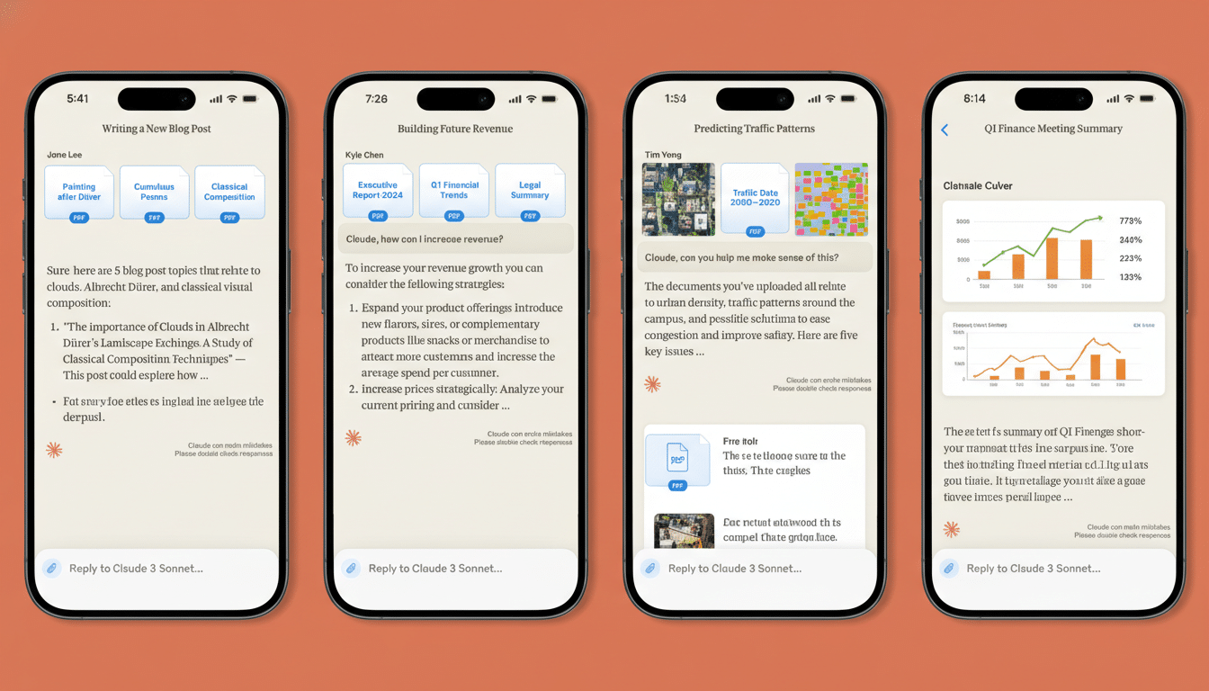Anthropic, Slack, and Canva logos announcing Claude app integrations
