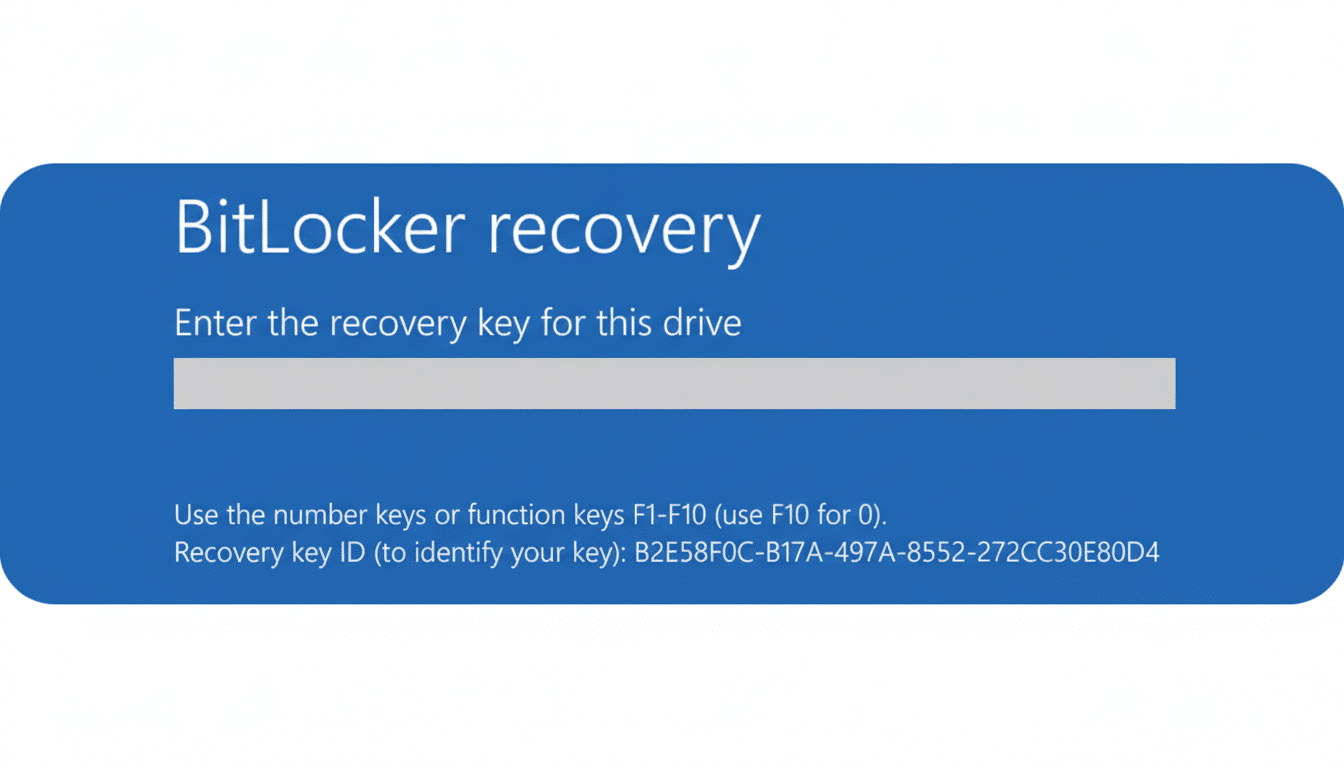 Padlock and key on Microsoft Windows logo, signaling lawful access to BitLocker keys