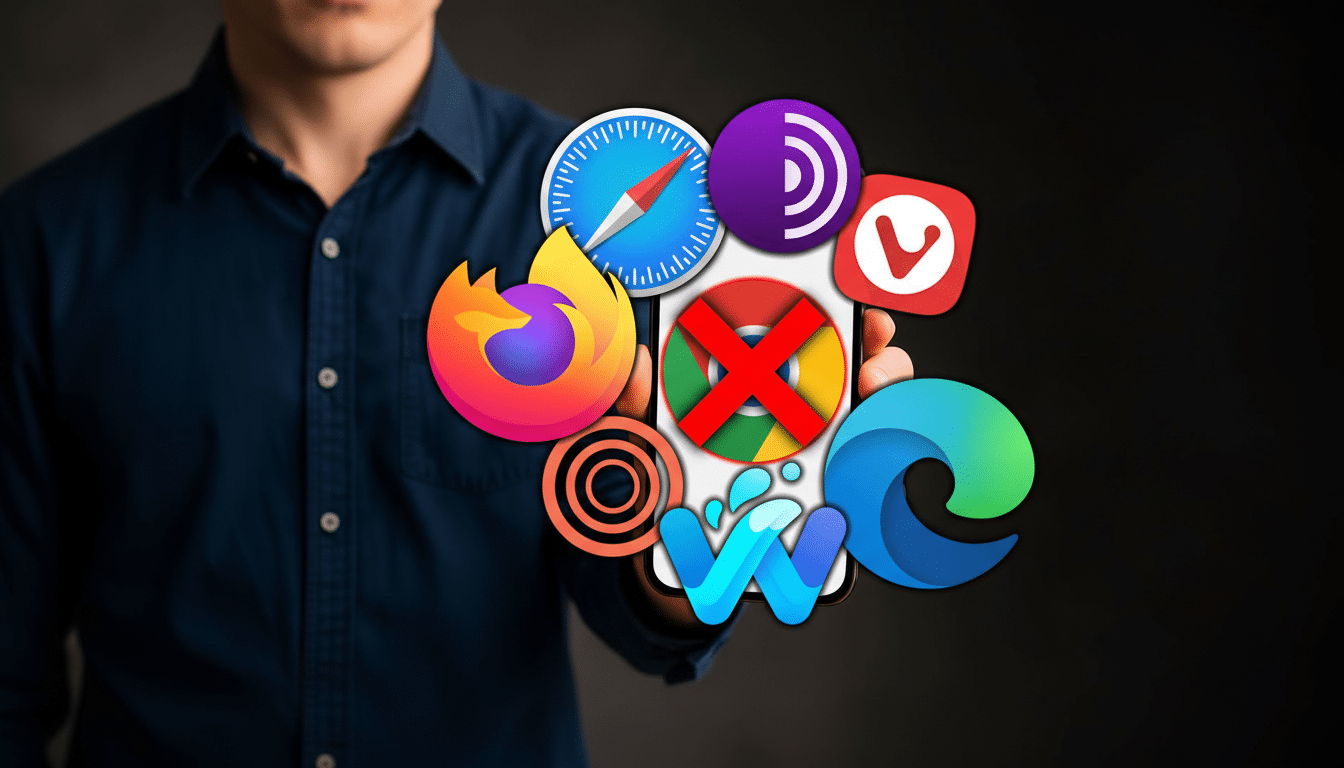 Expert picks: top four Chrome alternatives shown as logos