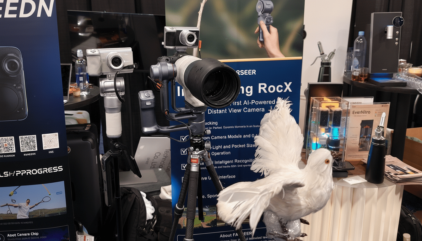 Farseer RocX handheld 50x AI-tracking camera