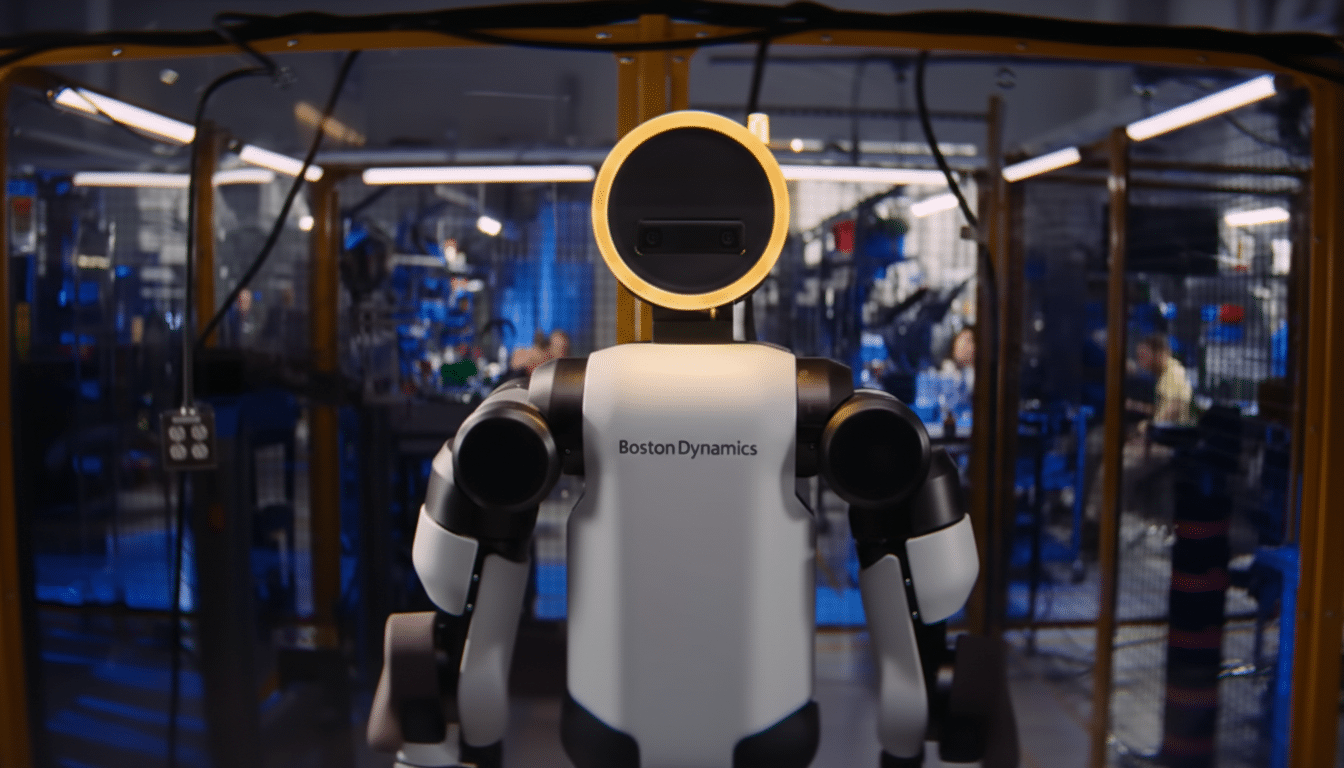 Physical AI robots demonstrate capabilities on the CES show floor