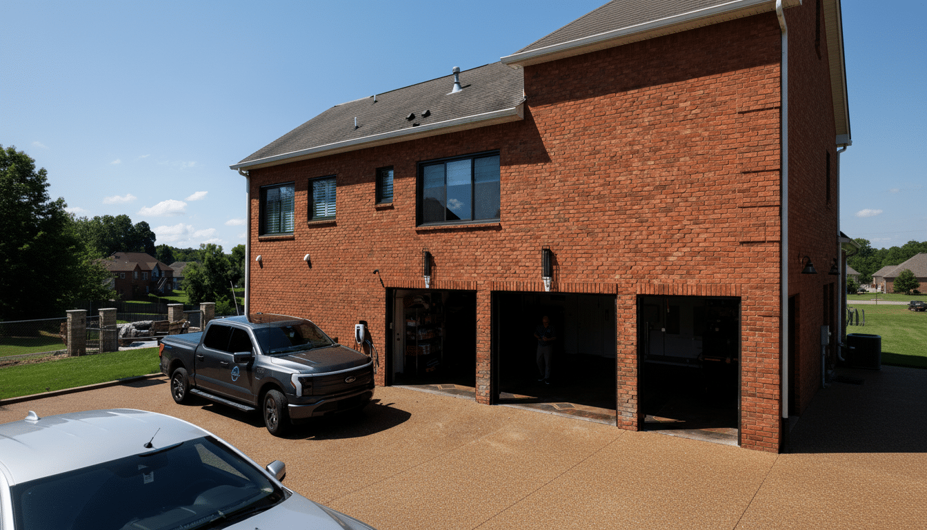 Electric vehicle powers home during outage via vehicle-to-home bidirectional charging