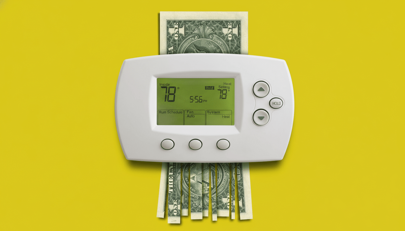 TV settings menu with energy-saving options to cut winter power bills