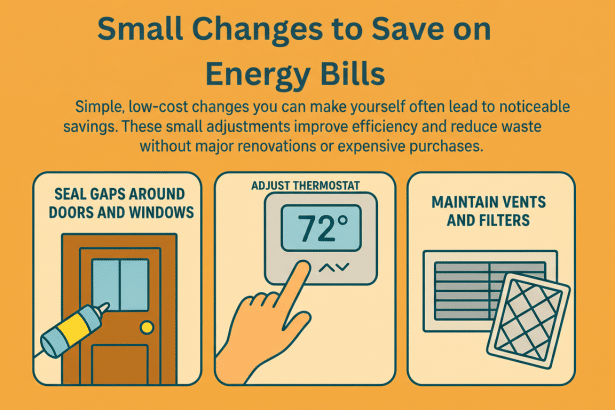 Turning down thermostat setting to cut energy use and lower home energy bills