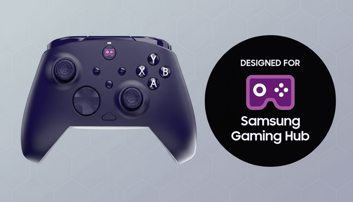 Samsung Gaming Hub interface highlighting discovery and social features