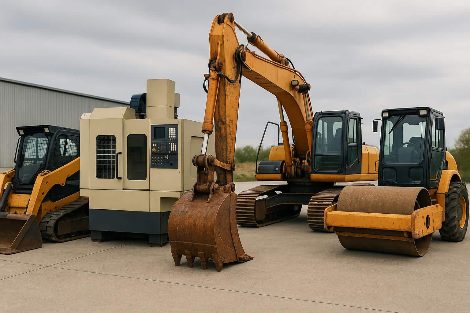 Various used machinery equipment displayed on top online platforms for buyers and sellers