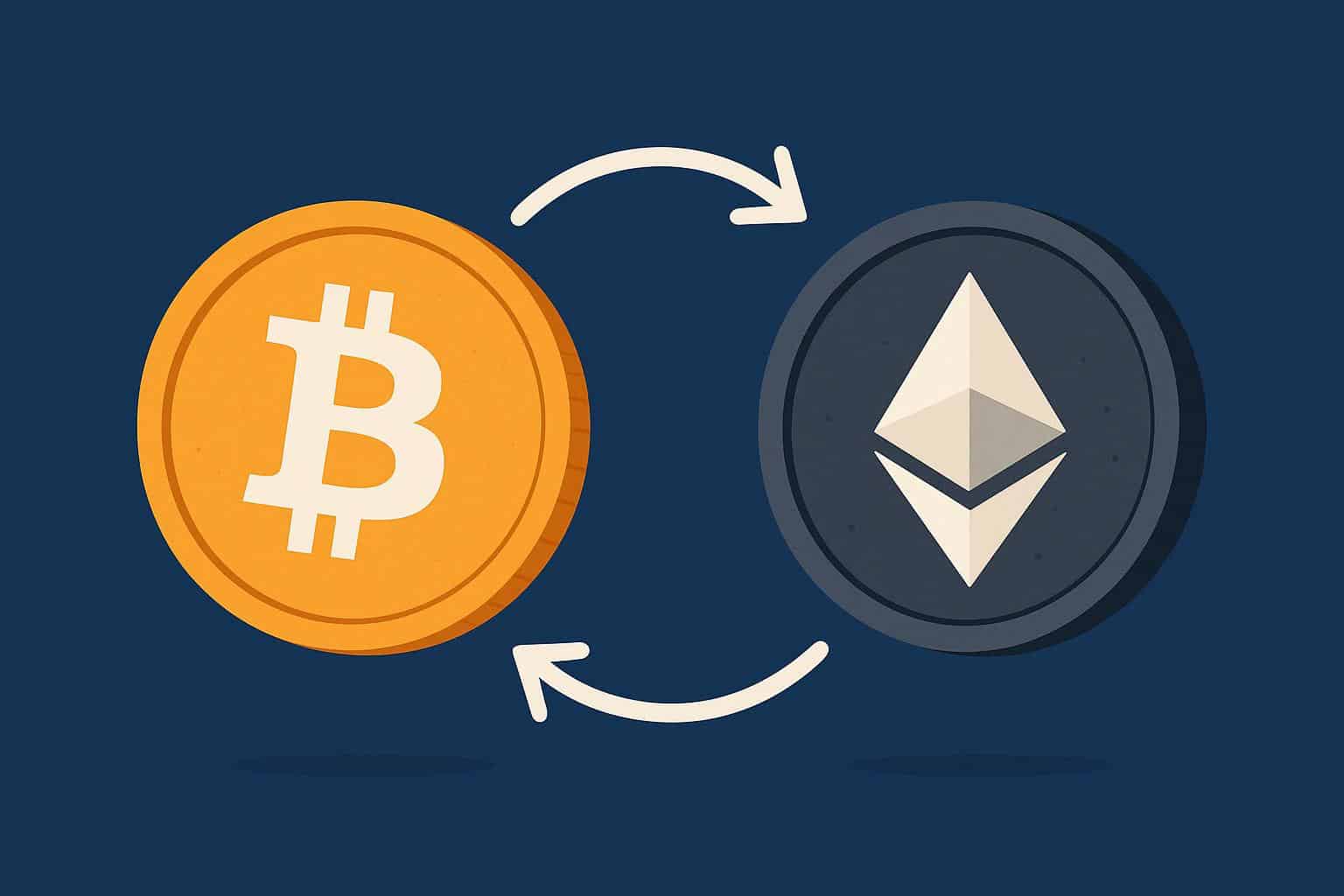 Exchange Bitcoin (BTC) to Ethereum (ETH)