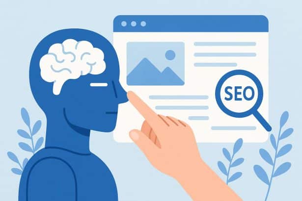Artificial intelligence concept illustrating humanizing AI content for improved SEO performance