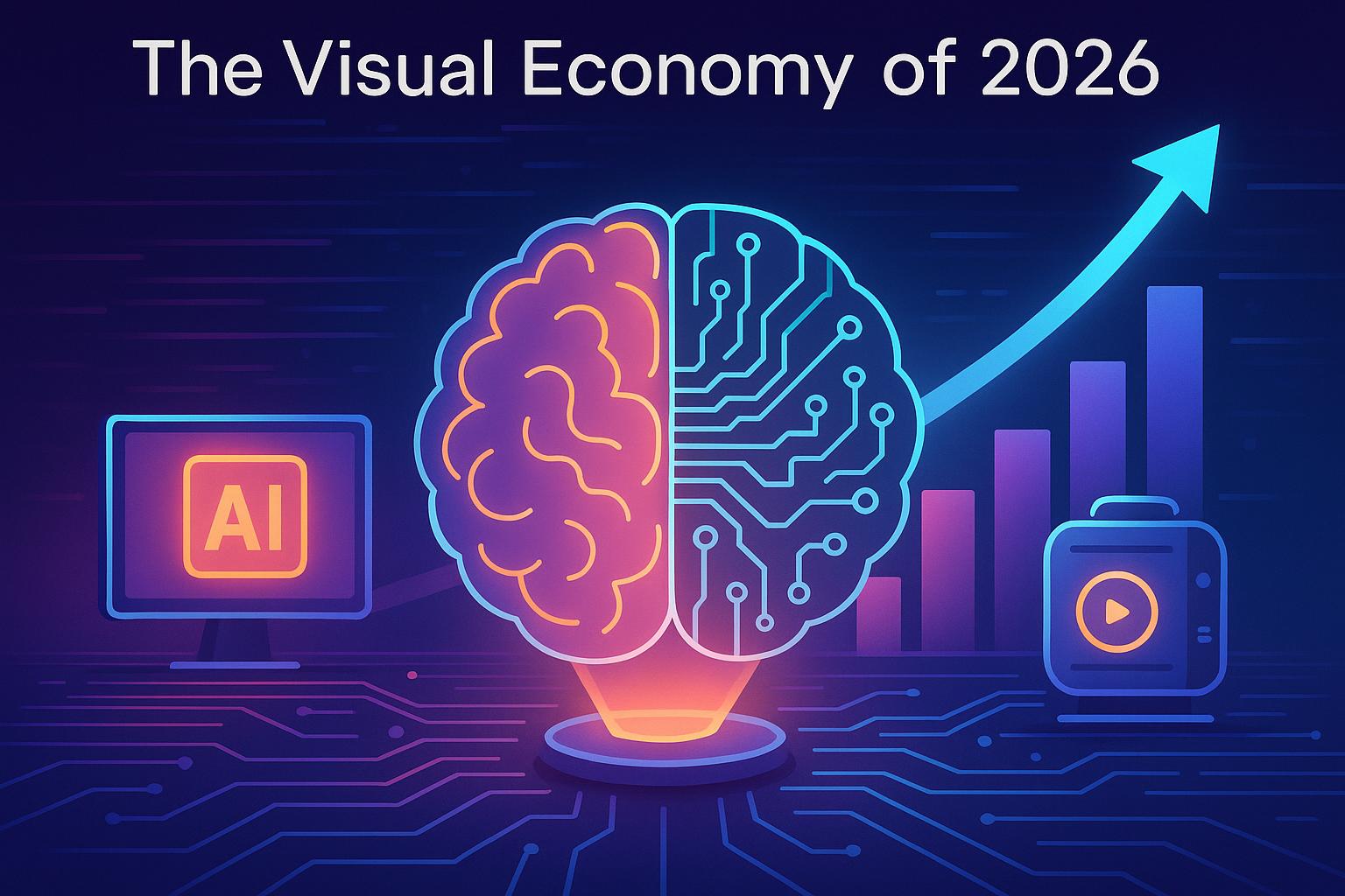 AI-powered automation technology driving digital business growth and visual economy expansion