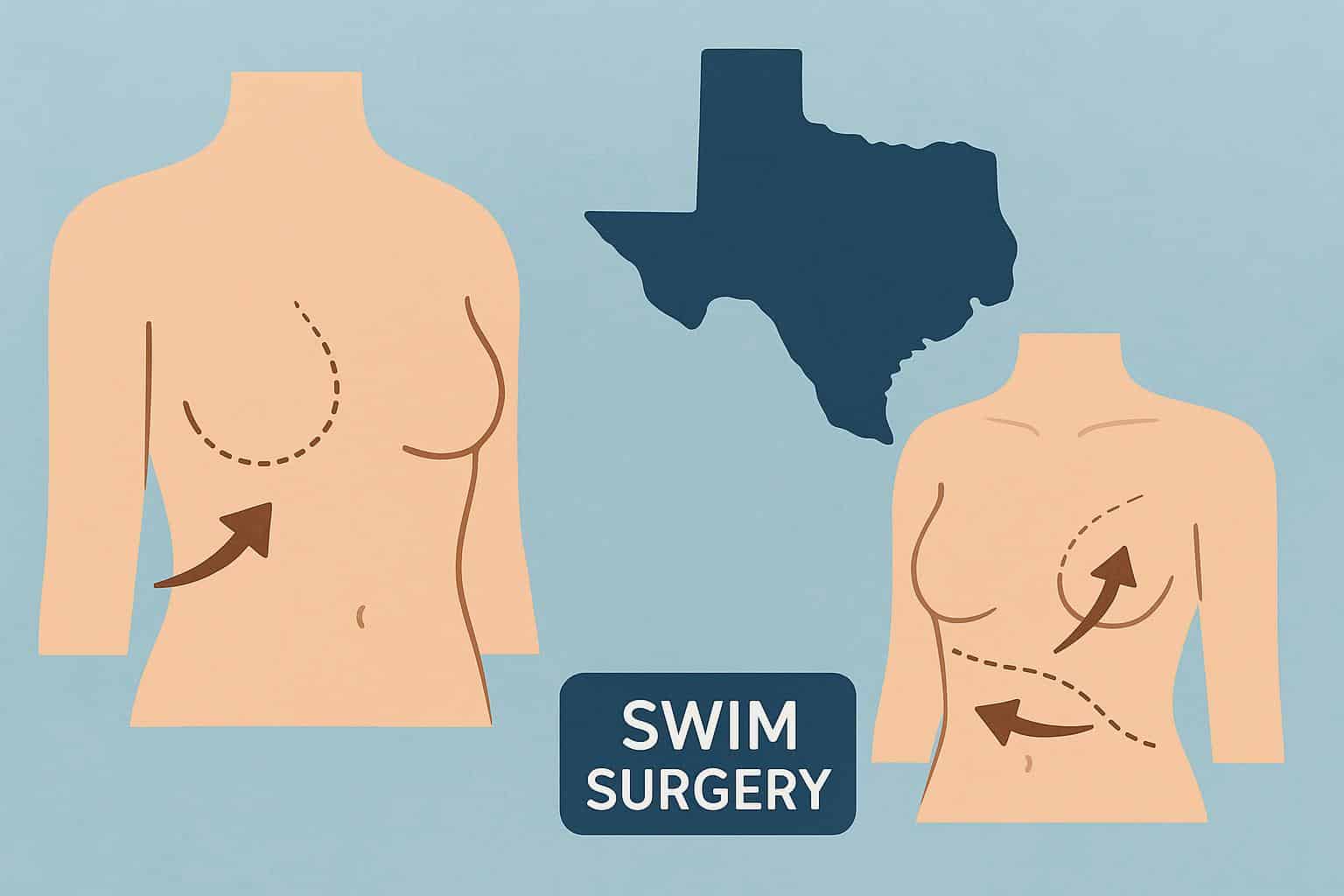 SWIM surgery technique for breast reconstruction in Texas hospitals explained for patients