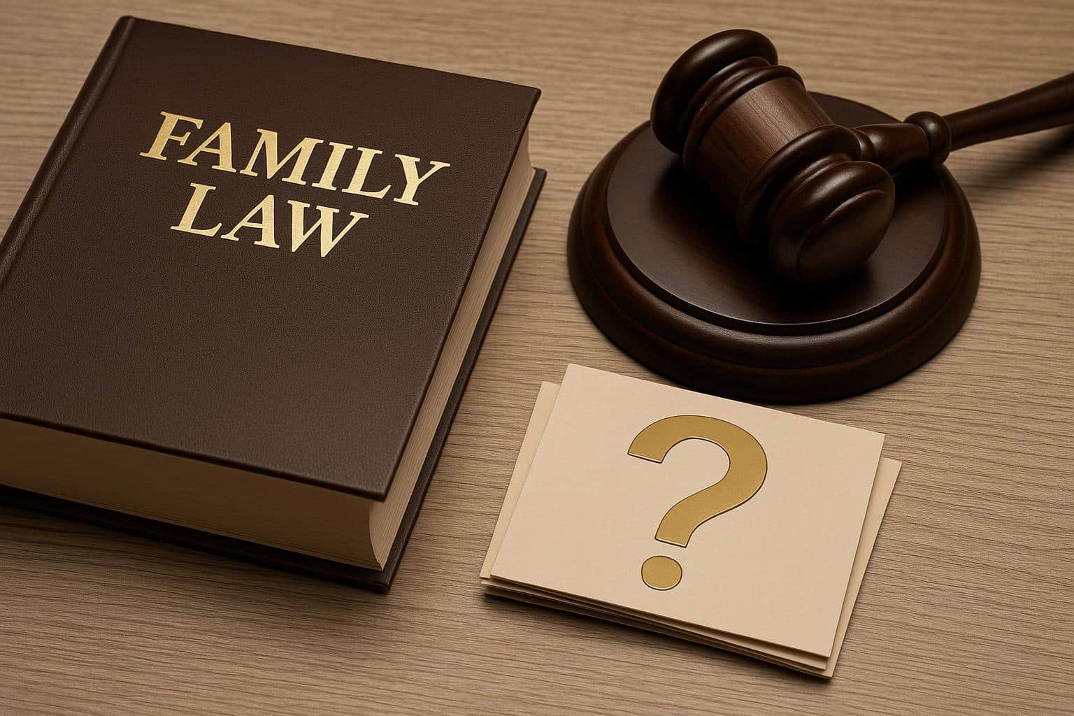 Scales of justice and legal documents symbolizing family law and choosing the right lawyer