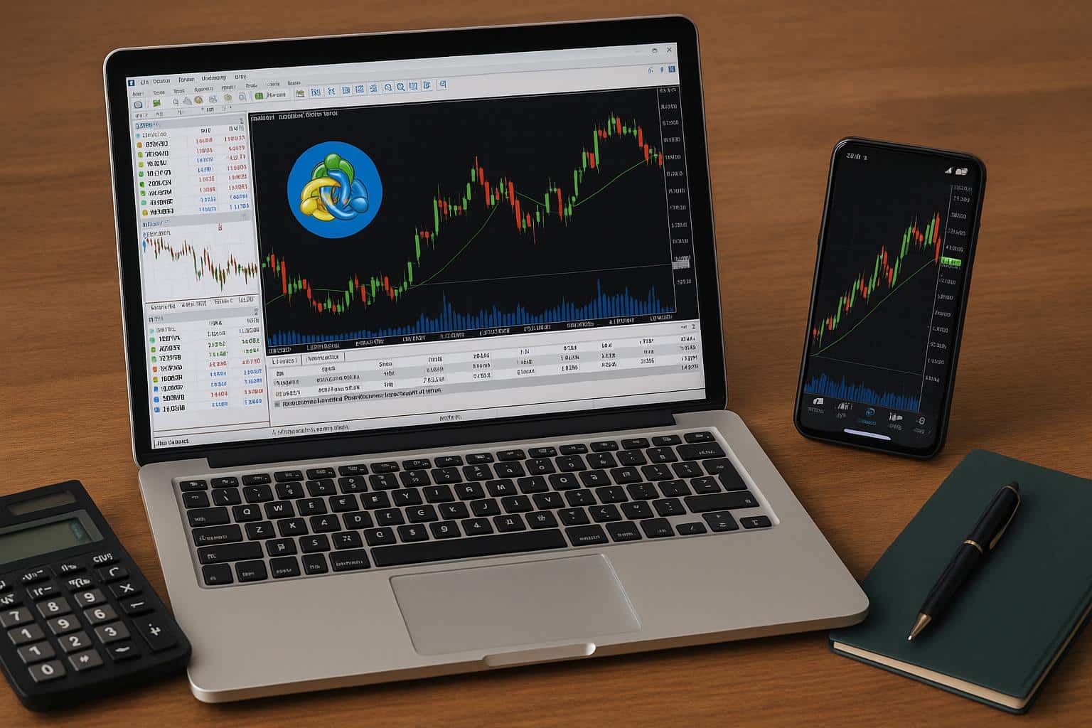 MT5 trading platform interface showing forex and CFD charts for beginners learning to trade