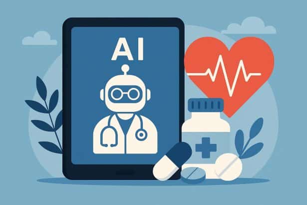 AI-powered healthcare assistant analyzing medical data for personalized health improvement