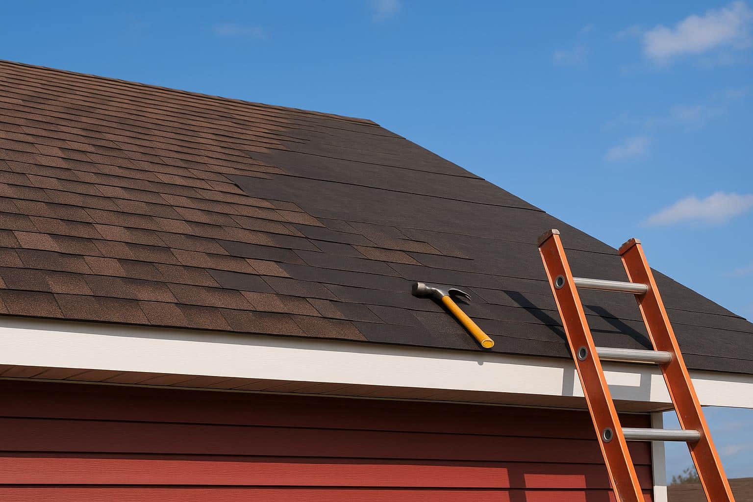 Newly installed residential roof in Red Deer illustrating quality workmanship and durable materials
