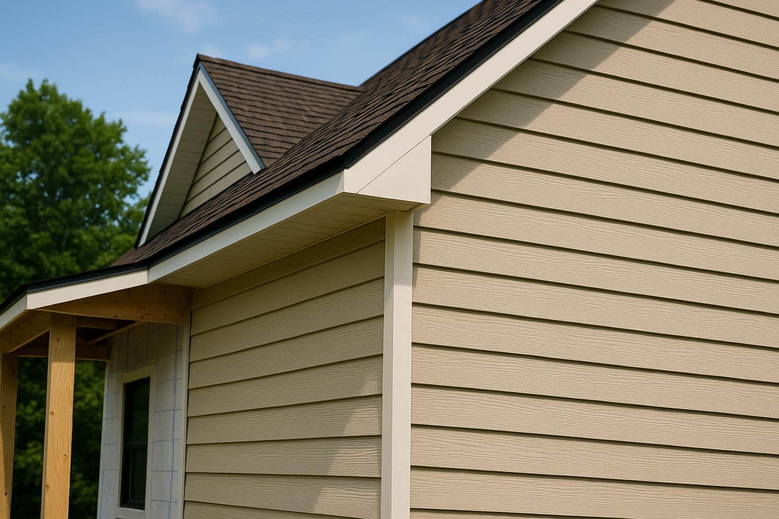 Professional siding installation on a modern home increasing property value and weather protection