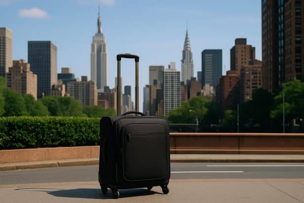 Luggage-free sightseeing in Manhattan with city landmarks and convenient bag storage options
