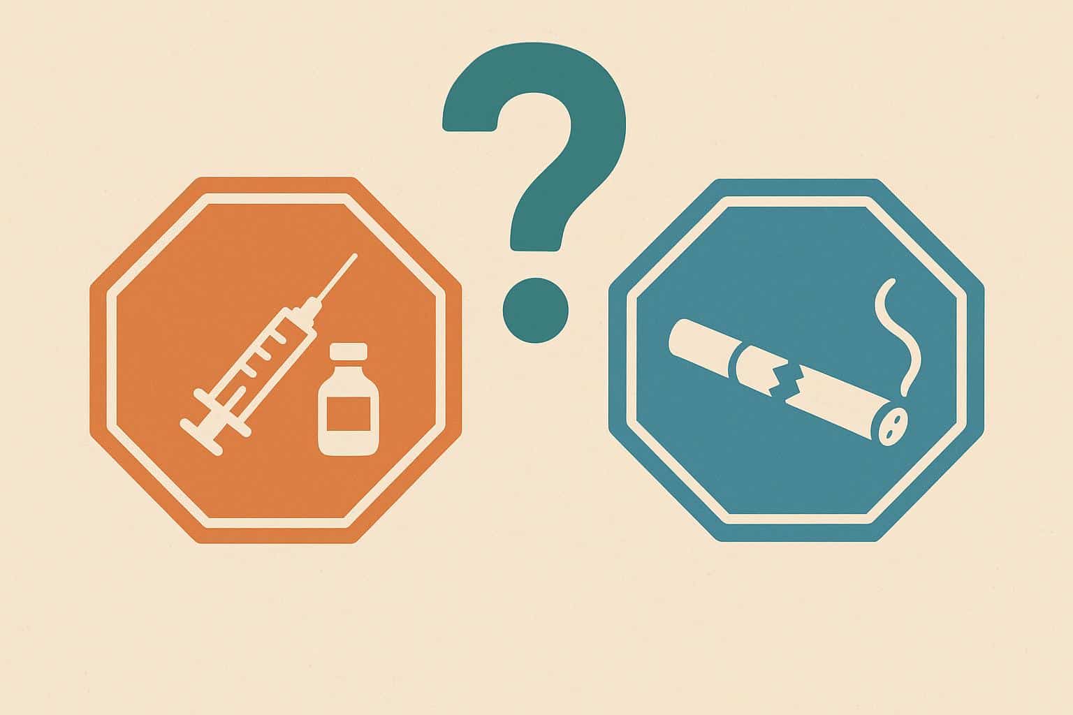 Illustration of tangled wires representing the confusion between addiction and bad habits
