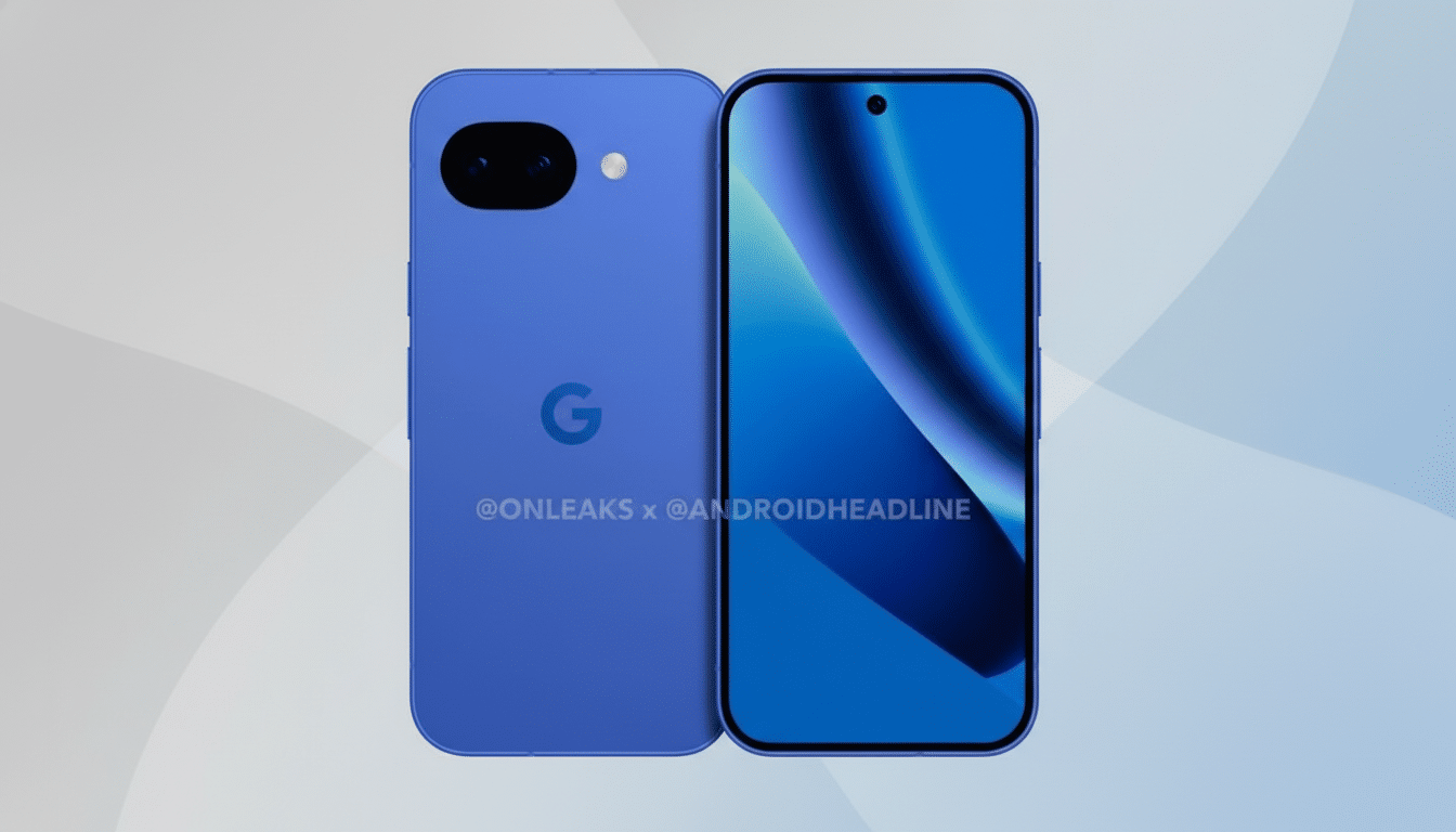 Google Pixel 10a smartphone render teasing upcoming retail launch