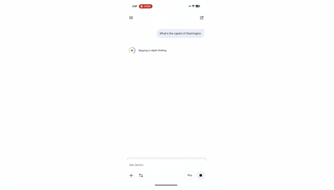 Google Search interface showing Gemini Answer Now button for quick answers