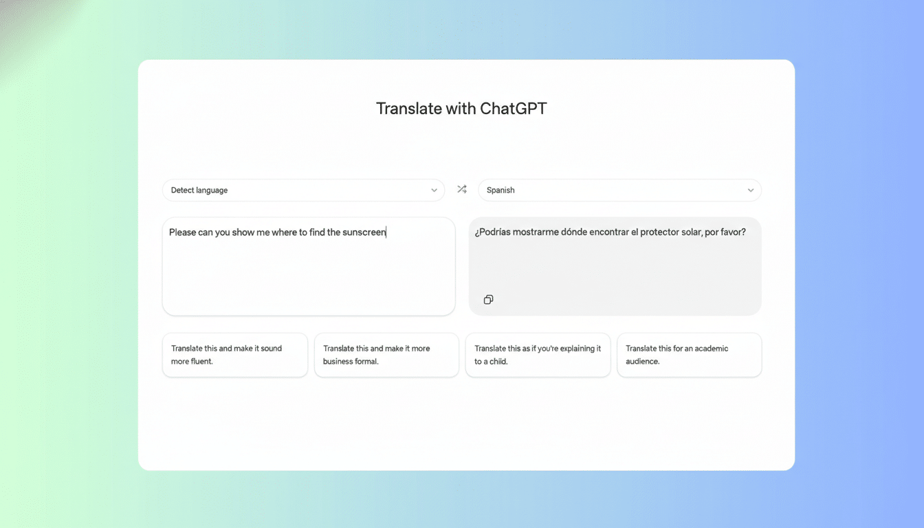 OpenAI unveils ChatGPT Translate website for AI language translation