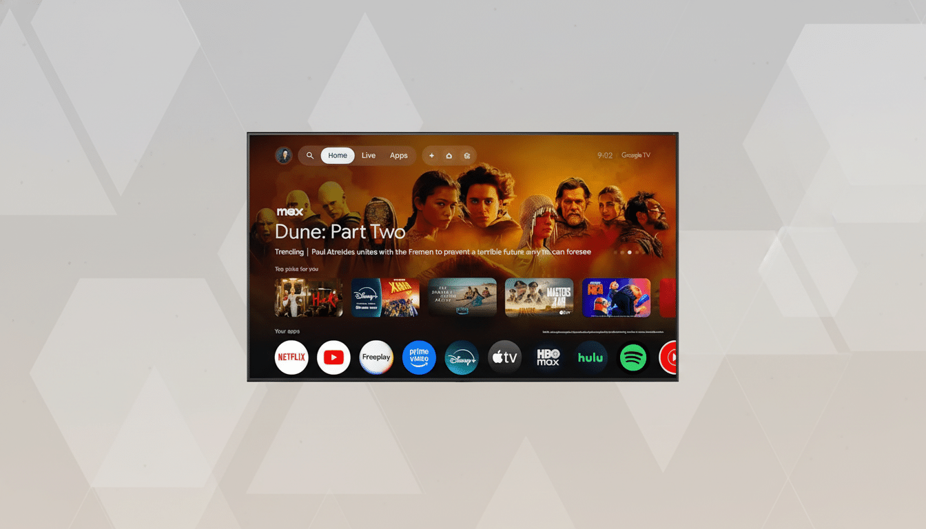 Google Gemini TV features showcased on smart TV at CES