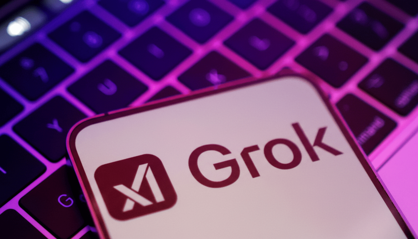 Indonesia blocks Grok over nonconsensual deepfakes; AI icon with ban sign and Indonesian flag