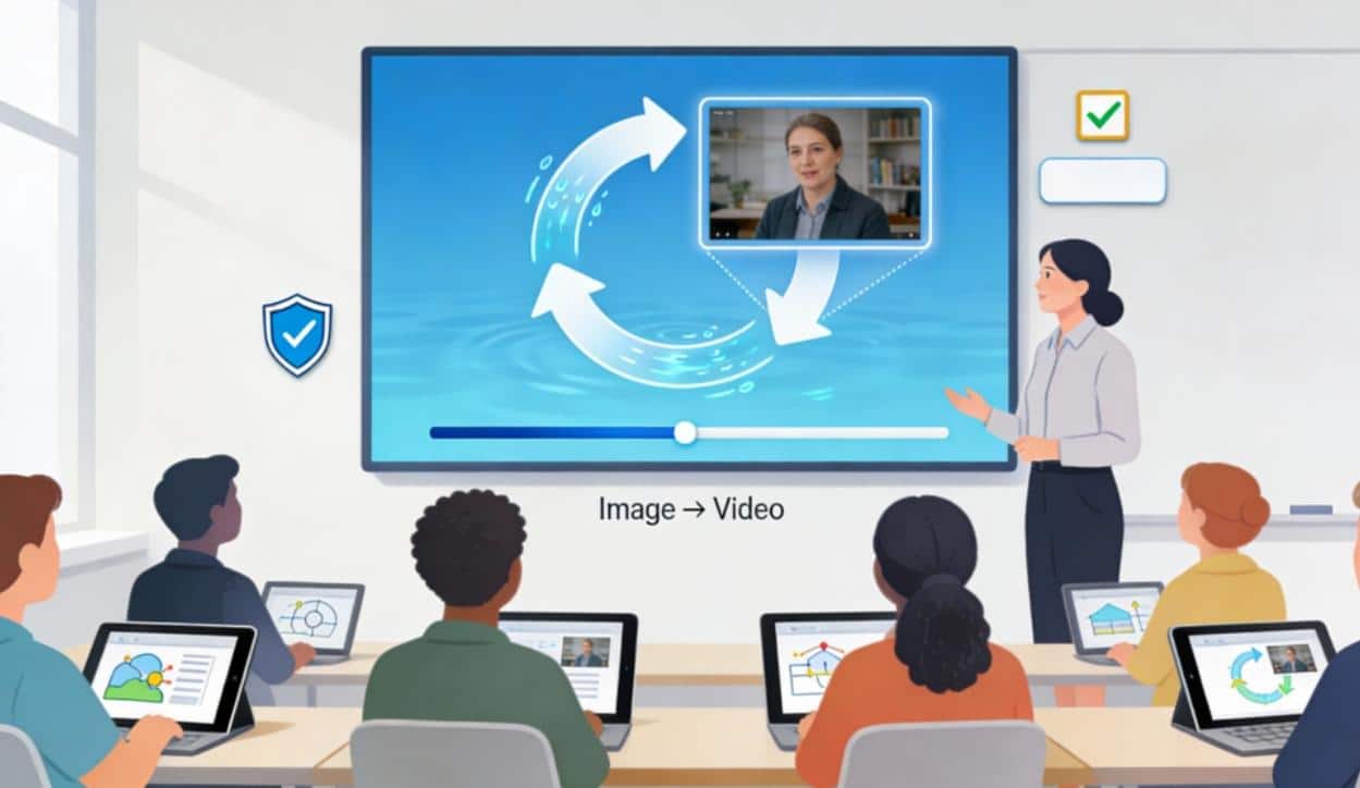 Image 1 of AI-Generated Image-to-Video Technology in Education: Practical Ways to Create Dynamic Learning Media