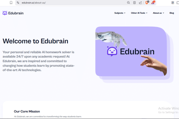 Image 1 of Comprehensive Edubrain.AI Review: Everything You Need to Know About This Homework Tool