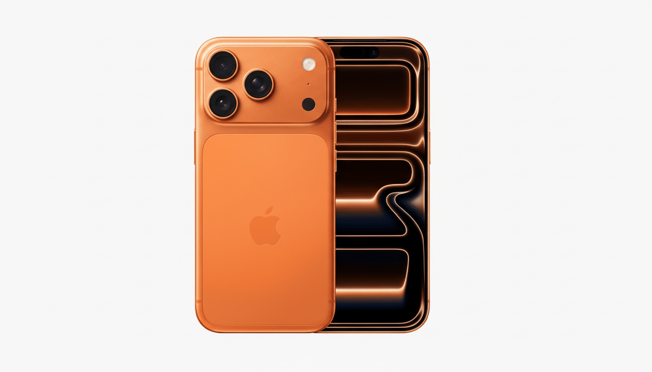 Apple iPhone with battery icon and solid-state battery concept, technology still years away