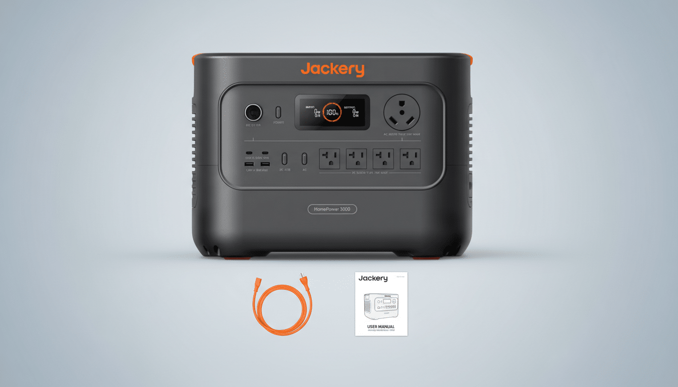 Jackery HomePower 3000 with solar panels discounted 47%