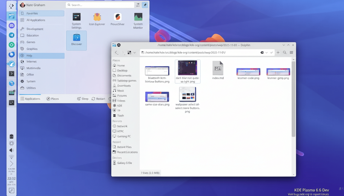 A screenshot of a desktop environment with two open windows, one showing applications and the other a file explorer, resized to a 16:9 aspect ratio.