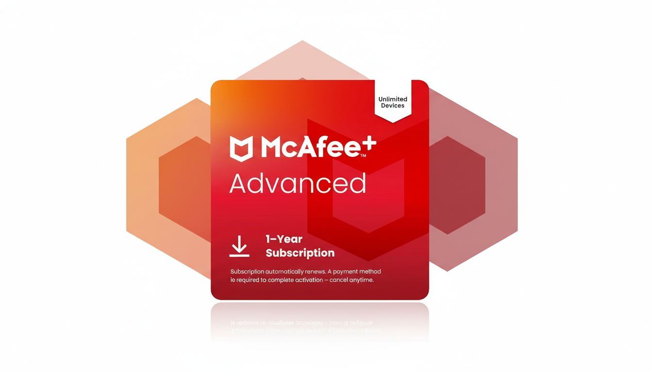 McAfee+ Antivirus 55% price cut in winter deal, big savings on security software