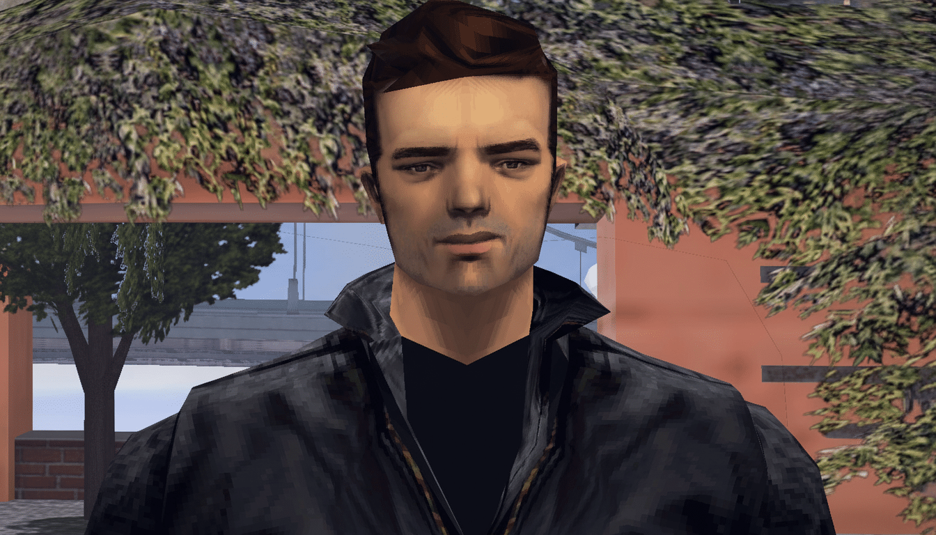 A man with dark hair and a black jacket, resized to a 16:9 aspect ratio with enhanced professional quality, maintaining the original background.