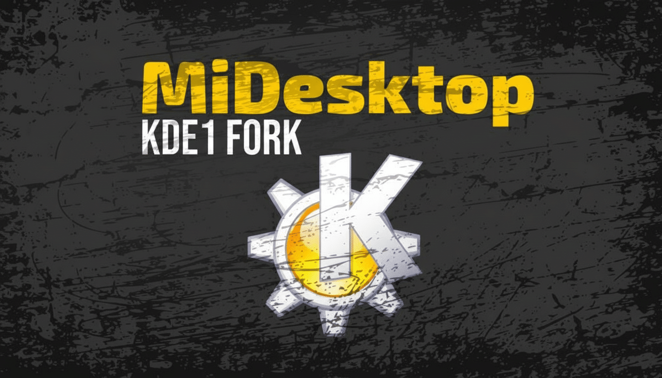 MiDesktop brings back the original KDE desktop interface on Linux