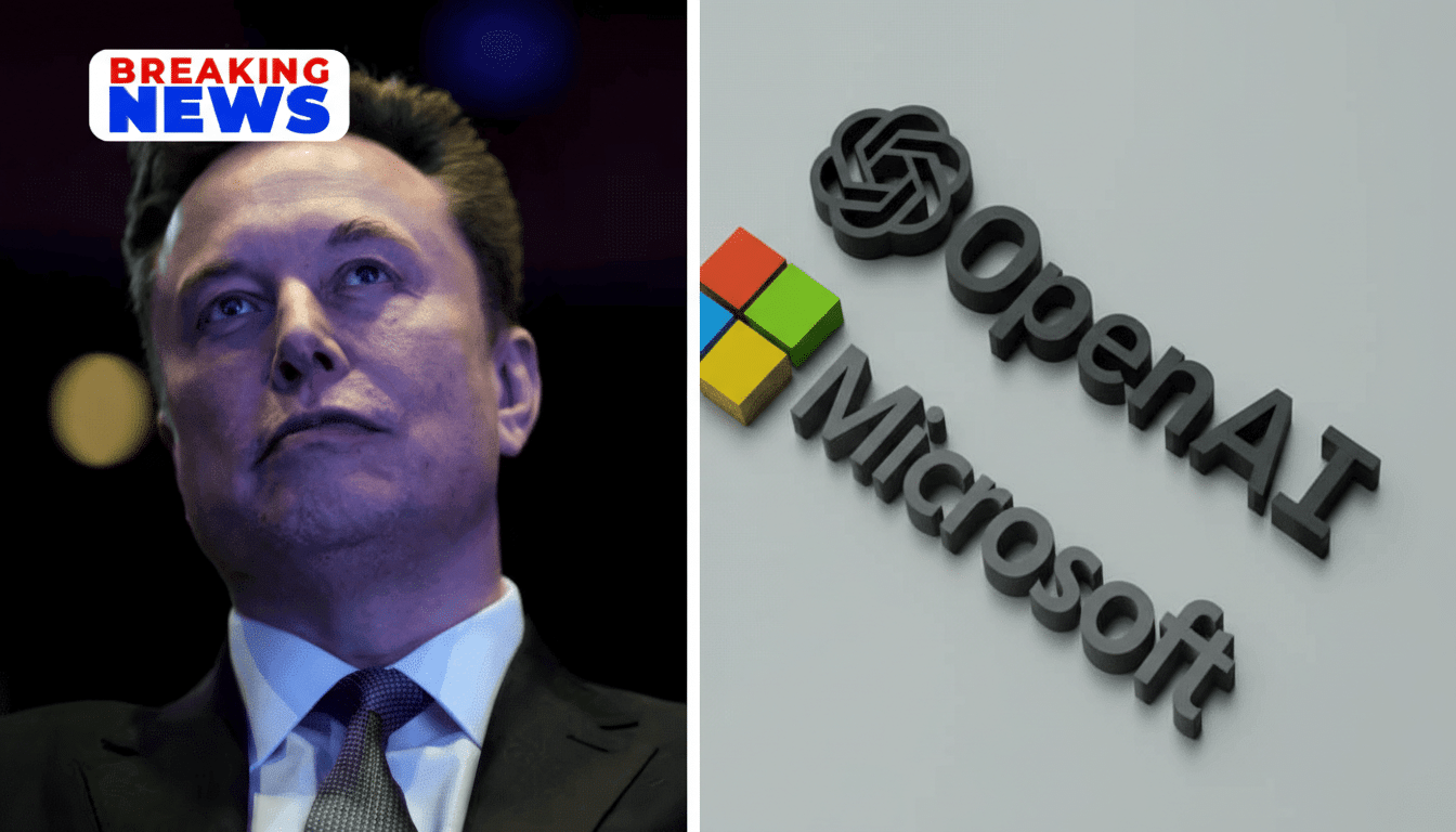 Elon Musk seeks $134 billion from OpenAI and Microsoft over AI dispute