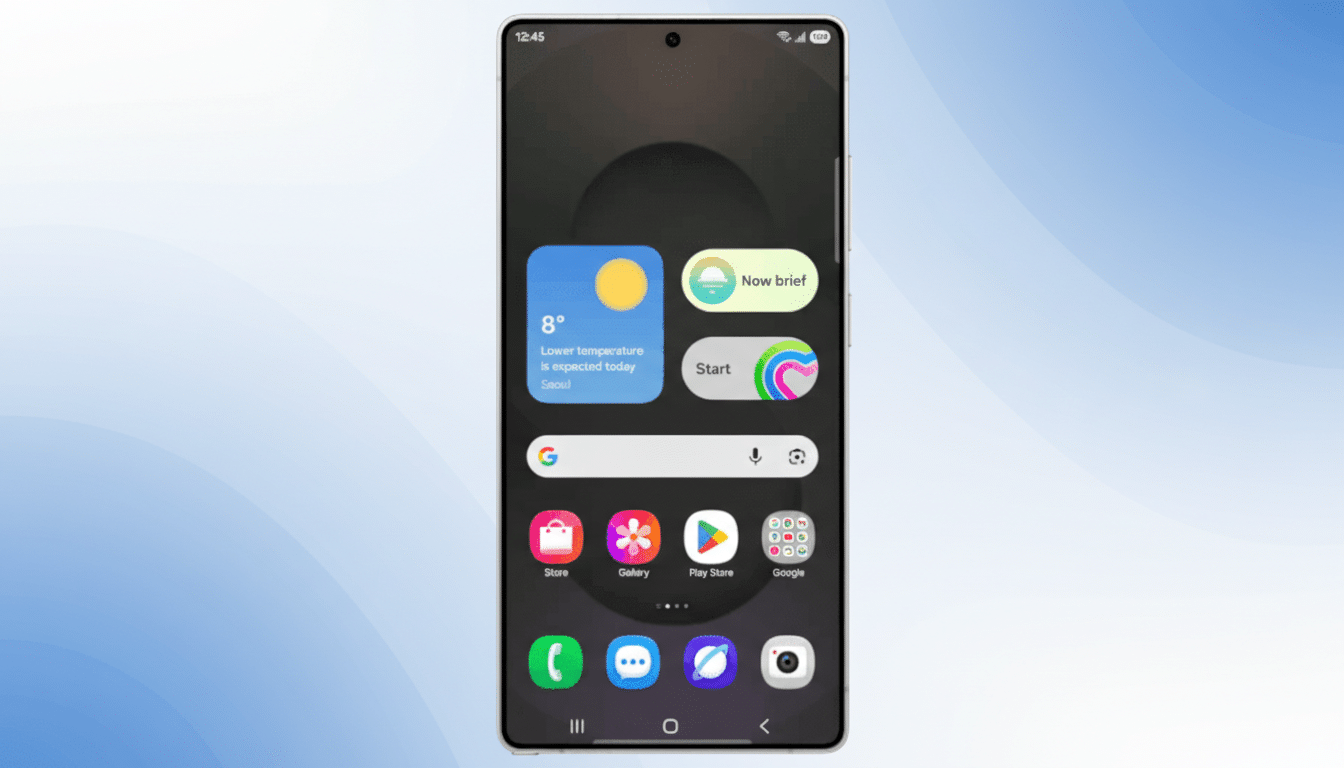 Samsung One UI 8.5 Now Bar showing missed call notifications on Galaxy phone