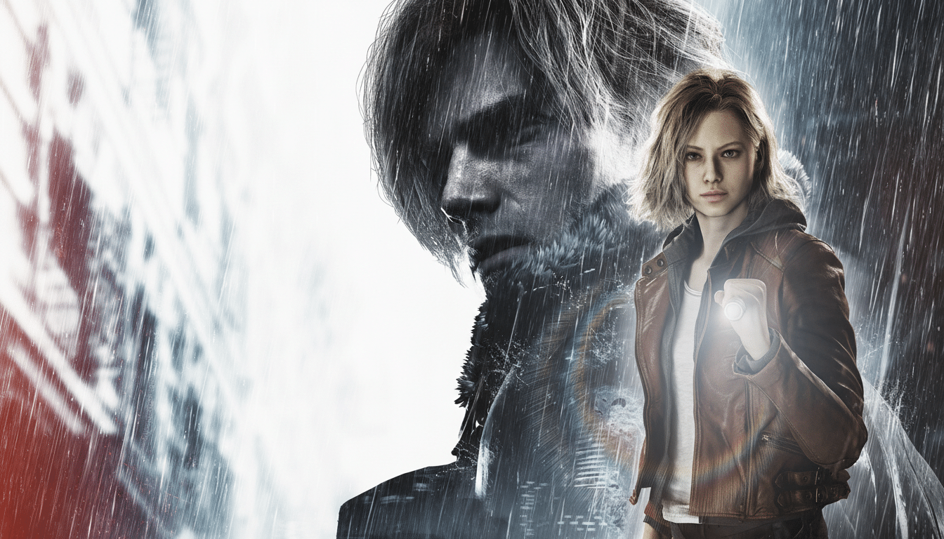 Resident Evil Requiem logo and survival horror key art for hands-on impressions