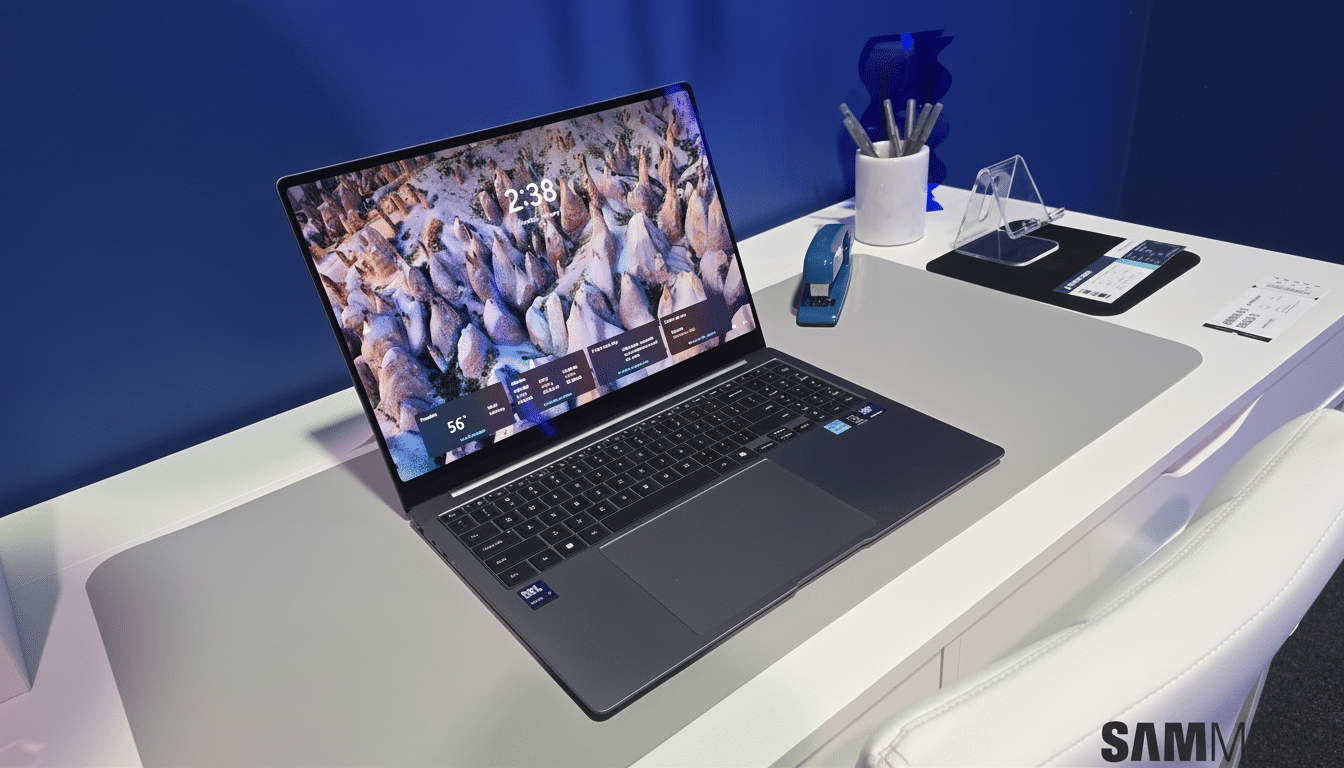 Samsung Galaxy Book 6 laptop with RTX 50 GPU and Intel Panther Lake processor