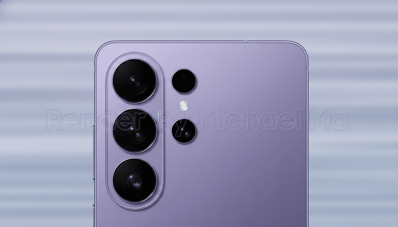 Samsung Galaxy S26 Ultra render with 10-bit color display upgrade