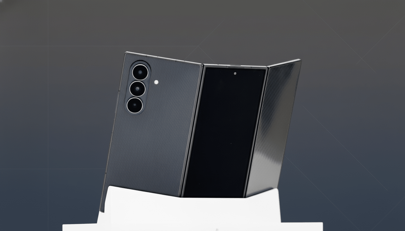 Samsung Galaxy Z TriFold foldable phone with tri-fold display in first hands-on preview