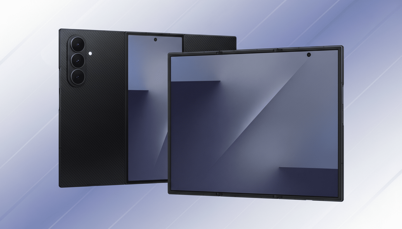 Samsung Galaxy Z TriFold foldable phone demo at US retail store